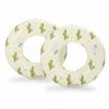 2Pack Stripe Pool Swim Ring with Handles Inflatable Pool Floats Water Fun Large Adult Swimming Pool Float for Beach Lake Summer Holiday Beach Party (Cactus) view 1