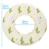 2Pack Stripe Pool Swim Ring with Handles Inflatable Pool Floats Water Fun Large Adult Swimming Pool Float for Beach Lake Summer Holiday Beach Party (Cactus) view 3