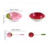 Cartoon Ceramic Bowl Strawberry Bowl Watermelon Spoon Cute Rice Bowl Soup Bowl Spoon Tableware view 2