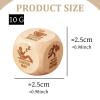 G4Hx5rv 4 Pack Decision Maker Cubes 1 Inch Writing and Decision Dice Left Right Center Game Office Games for Work view 2