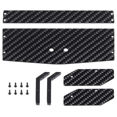 RC Repairs Spare Parts For Losi For Mini-B 1/16 Carbon Fiber Aluminum Alloy Tail Wing Rear Spoiler RC For Buggy Crawler Car Upgrade Parts