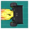 RC Repairs Spare Parts For Losi For Mini-B 1/16 Carbon Fiber Aluminum Alloy Tail Wing Rear Spoiler RC For Buggy Crawler Car Upgrade Parts view 3