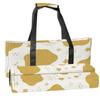 3 Pcs Empty Mahjong Bag Set Seamless french farmhouse dotted splodge Provence linen shabby chic Soft American Mahjong Tile Carrying Case Rack and Pushers Bags Game Night Accessories Gifts for Women view 1