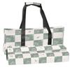 3 Pcs Empty Mahjong Bag Set Green Gingham Seamless Rustic Farmhouse Check Fabric for Home Decor Soft American Mahjong Tile Carrying Case Rack and Pushers Bags Game Night Accessories Gifts for Women view 1