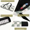 3 Pcs Empty Mahjong Bag Set Green Gingham Seamless Rustic Farmhouse Check Fabric for Home Decor Soft American Mahjong Tile Carrying Case Rack and Pushers Bags Game Night Accessories Gifts for Women view 4
