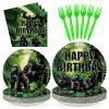 96Pcs Gorilla Birthday Party Decorations for Boys Baby Shower, Serves 24 view 1