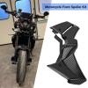 BAFOVY MT 09 Front Spoiler Kit, Naked Bike Lower Fairing Winglets for 2024 2025 MT09 and MT 09 SP, Black ABS No Drill Mounting (Carbon Fiber Style) view 2
