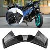 BAFOVY MT 09 Front Spoiler Kit, Naked Bike Lower Fairing Winglets for 2024 2025 MT09 and MT 09 SP, Black ABS No Drill Mounting (Carbon Fiber Style) view 4