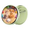 Digital Displayed Pixel Badge Pin, Customizable Anime Style Digital Badge, Dynamic Touch Screen, Digita Badges Photo Video for Valentine/Cosplay/Concert for anime fans and fanbase (GREEN) view 1
