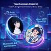 Digital Displayed Pixel Badge Pin, Customizable Anime Style Digital Badge, Dynamic Touch Screen, Digita Badges Photo Video for Valentine/Cosplay/Concert for anime fans and fanbase (GREEN) view 2
