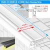 LED Stair Nosing 36-48 Inch Anti-Slip Edge Trim, 6 Pack L Shape Molding with Light Channel for Villa Staircase Steps, Safety Guard Strip for Enhanced Visibility view 4