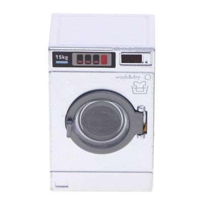 Sewroro Miniature Washing Machine Toy for Dollhouse - Realistic Washer Dryer Model, Tiny Laundry Room Furniture, Kids' Pretend Play Household Appliance Accessory