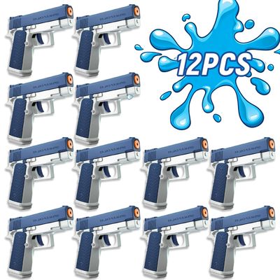 12 Pack Water Gun for Kids, Squirt Guns Bulk Small Manual Water Pistols Toy, Summer Swimming Pool Beach Party Play Water Fighting Toys Gifts for Boys Girls Children (12 Blue)