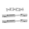 DIQYRS Front Rear Drive Shaft Compatible with WPL B16 B36 Q60 Q63 Q64 for Fayee FY004 for MN-77 6WD 6X6 RC Car Upgrade Parts 3pcs Metal Drive Shaft CVD Driveshaft view 1