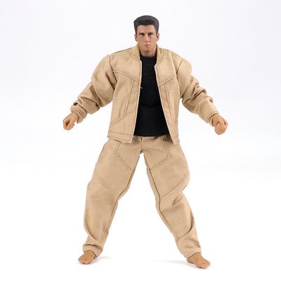 1/12 Scale Workwear Jacket Set for 6" Body Action Figure, Action Doll Clothes for Action FiguresNo Figure Khaki