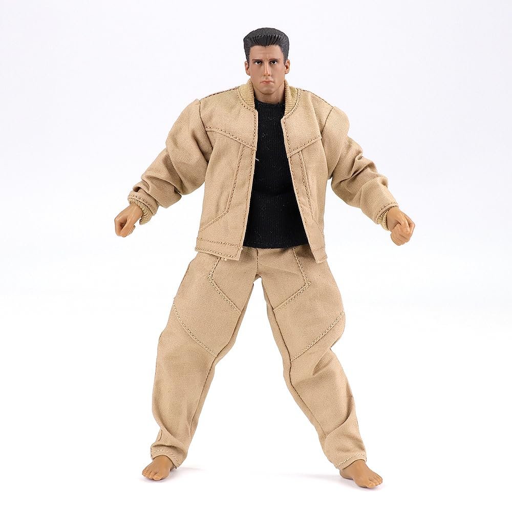 1/12 Scale Workwear Jacket Set for 6" Body Action Figure, Action Doll Clothes for Action FiguresNo Figure Khaki