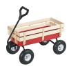 Wagon - 39 inch Pull-Along Wagon, Wooden Panels, 330 lbs Capacity -Utility Wagon for Toddlers, Beach, Camping, Gardening view 1