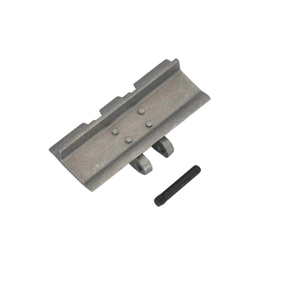 50mm*20mm Track Full Alloy Pressure Casting Crawler For 1/12 RC Hydraulic Excavator Bulldozer Track Shoe Parts confident(1PC Dark Grey Track)