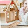1:12 Scale Birch Mini Dollhouse Door, DIY Miniature Accessory for Dollhouse Decoration & Collectors view 4