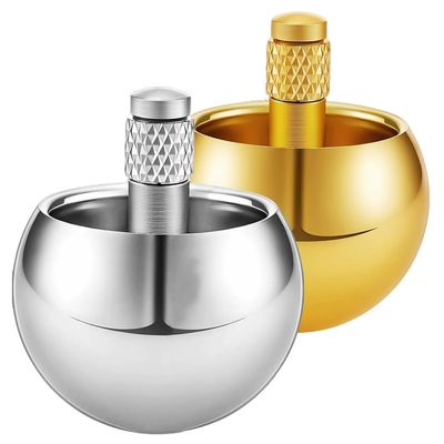 2pcs Trompo Metal Spinning Top Gyroscope Toy Novelty Toys & Amusements for Adults Kill Time Stress Anxiety Gifts
