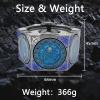 7-in-1 Mechanical Rotating Dice, Metal One-Piece Dice Set, Comes with Gift Box, Suitable for Role-Playing (Pearl Gun Color - Blue) view 4