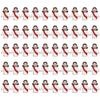 50PCS Little Jesus Figures  Rubber Mini Jesus Figurines in Bulk Christian Doll Tiny Statues Jesus Loves You Figures for Hide and Seek Easter Egg Fillers Egg Hunt Religious Party Favors (Red) view 1