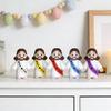 50PCS Little Jesus Figures  Rubber Mini Jesus Figurines in Bulk Christian Doll Tiny Statues Jesus Loves You Figures for Hide and Seek Easter Egg Fillers Egg Hunt Religious Party Favors (Red) view 3