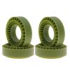 RC Crawlers Components For TRX4M For SCX24 For FCX24 AX24 1/18 1/24 RC Car Crawler 4pcs 1.0" Wheel Tires Silicone Rubber Insert Foam 55x20mm Upgrade Parts(Green) view 1