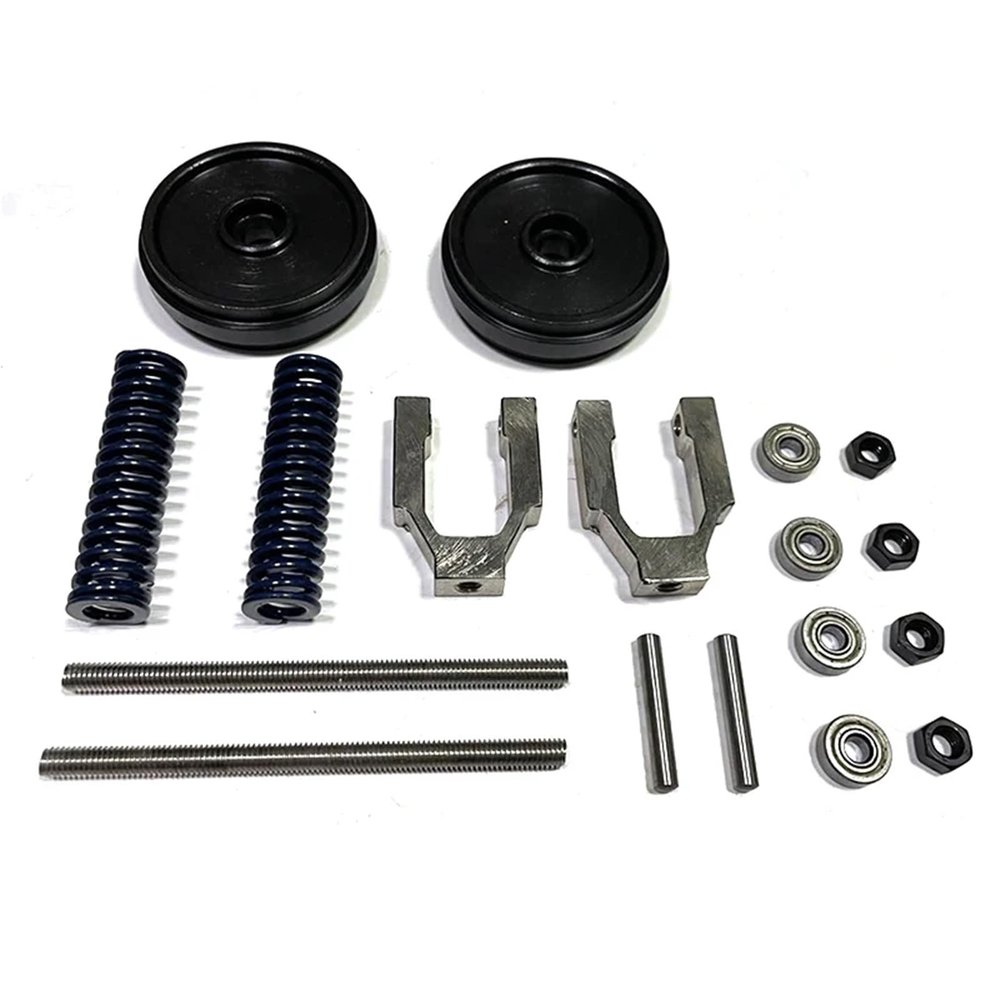 2PCS Excavator Tension Main Wheel Set Material Main Wheel 45 Steel For RC Hydraulic Excavator Bulldozer confident