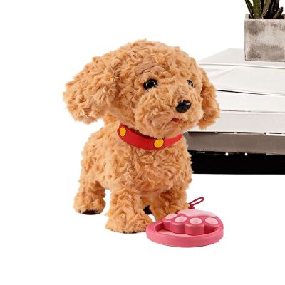 Genrico Electronic Puppy,Companion to Learn Languages,Talking and Barking Dog Toy for Children | for Children of All Ages in Living Room Bedroom Home and Travel