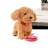 Genrico Electronic Puppy,Companion to Learn Languages,Talking and Barking Dog Toy for Children | for Children of All Ages in Living Room Bedroom Home and Travel view 1
