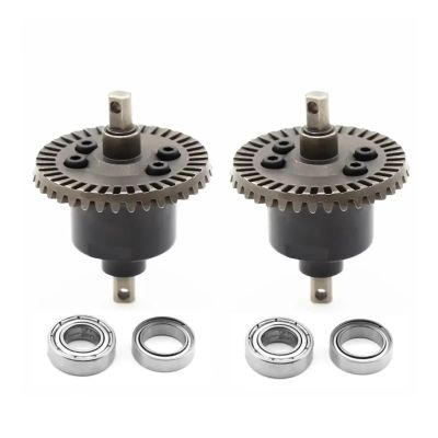 YTRASDF RC Spare Part Compatible with Slash 4x4 for VXL for Stampede for Rustler HQ727 1/10 RC Car Parts Front and Rear Differential with Bearing(2pcs)