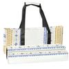 3 Pcs Empty Mahjong Bag Set Modern french Farmhouse mustard yellow teal blue beige colors Seamless Soft American Mahjong Tile Carrying Case Rack and Pushers Bags Game Night Accessories Gifts for Women view 1