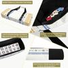 3 Pcs Empty Mahjong Bag Set Modern french Farmhouse mustard yellow teal blue beige colors Seamless Soft American Mahjong Tile Carrying Case Rack and Pushers Bags Game Night Accessories Gifts for Women view 4