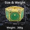 7-in-1 Mechanical Rotating Dice, Metal Dice Set, with Gift Box, Suitable for Role-Playing (Emerald Gold) view 4