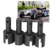4pcs RC Differential Joint Cup for LC Racing PTG 2 1/10 RC Car, Metal Differential Cup Upgrade Parts, Steel Diff Cup to Reduce Friction and Increase Drive Performance view 3