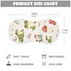 Mazeann Frog Forest Mushrooms Burp Cloths Baby Boys Girls Absorbent Soft Cotton Burping Cloths Rags 4 Pack view 2