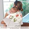 Mazeann Frog Forest Mushrooms Burp Cloths Baby Boys Girls Absorbent Soft Cotton Burping Cloths Rags 4 Pack view 4