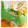 Wiggle Car 4 Wheels Ride on Push Car with Under-seat Storage Horn Music Toys for Toddlers Boys Girls(Green) view 4