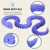 24in 3D Printed Snake Toys, Flexible 3D Printed Animal, Fidget ADHD Snake Toys, Perfect Desk Pet for Animal Collectors, Easter Basket Essentials, Easter Basket Stuffers view 3