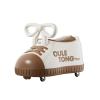Ride On Toys Wiggle Car with Under Seat Storage 4 Universal Wheels Anti-Rollover, for Indoor Outdoor(Brown) view 1