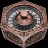 7-in-1 Mechanical Rotating Dice, All-Metal Dice Set with Gift Box, Suitable for Role-Playing (Antique Red) view 1