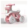Swing Car 4 Silence Wheels Baby Balance Bike with Music No Pedal, Ride on Toys for Indoor and Outdoor(Pink) view 2