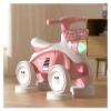 Swing Car 4 Silence Wheels Baby Balance Bike with Music No Pedal, Ride on Toys for Indoor and Outdoor(Pink) view 3