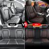 Cresater Universal Car Seat Covers Fit for Jeep Wagoneer L 2023-2025,Full Set Leather Seat Cover,Airbag Compatible Car Seat Cushions,Waterproof Seat Covers for Cars(Brown-Black) view 2