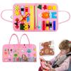 Sensory Board - toddlerr Educational Activities Sensory Toys, Fine Motor Skills Toy Travel Game | Preschool Learning Activities for Life Skills Training view 1