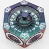 7-in-1 Mechanical Rotating Dice, Metal Dice Set with Gift Box, Role-Playing (Fantasy Purple-Green) view 1