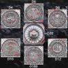 7-in-1 Mechanical Rotating Dice, Metal Dice Set, with Gift Box, Suitable for Role-Playing Games (Bloodstain Steel) view 2