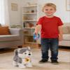 Electric Plush Dog Toy with Tongue Licking Motion Lifelike Sounds Walking Dog with Leash Repeats What You Say Simulation Stuffed Animal Toy E view 2