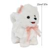 Electric Plush Dog Toy with Tongue Licking Motion Lifelike Sounds Walking Dog with Leash Repeats What You Say Simulation Stuffed Animal Toy E view 3